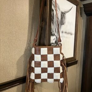 Kissin Kate cowhide purse